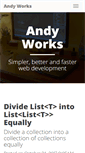Mobile Screenshot of andyworks.com